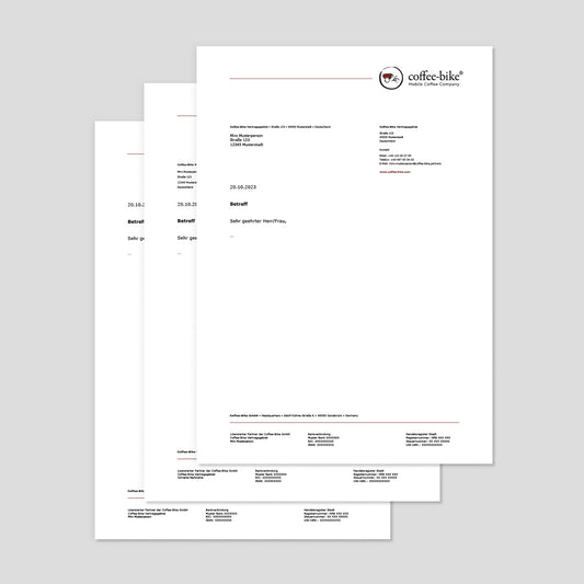 Digitales Briefpapier (personalisiert)