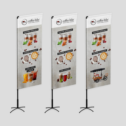 Square-Flag Banner (DE / EN)