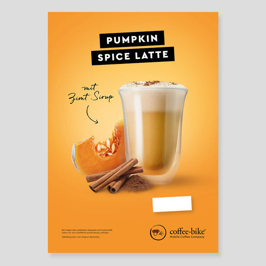 Pumpkin Spice Latte Poster (A3 / DE)